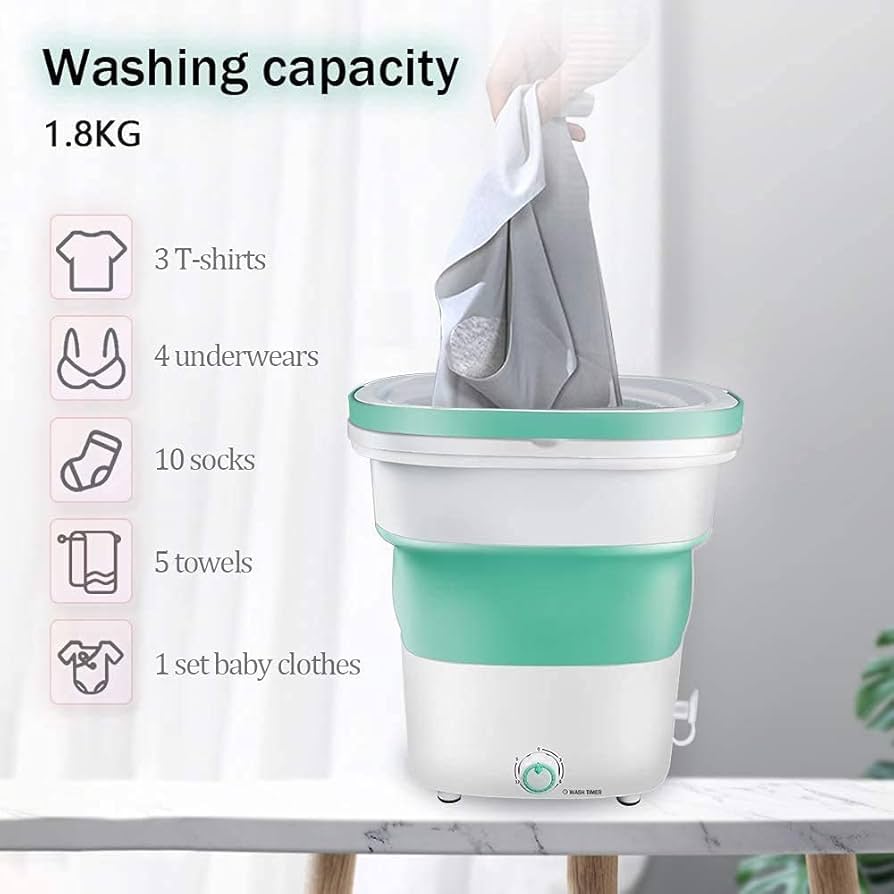 Mini portable washing machine 💧. Very helpful for hostel guys and alone living students.