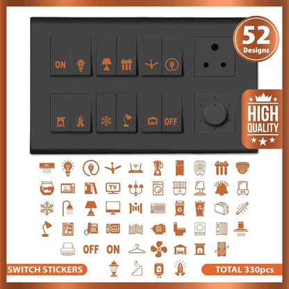 Switch board sign stickers♾️. To give a modern look to your switch board. Newly launched.